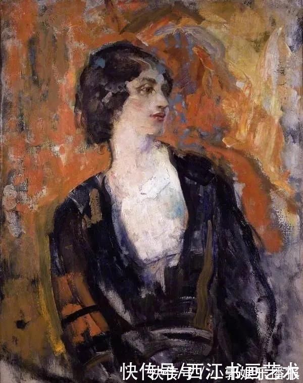 麦克沃伊&有质感的水彩肖像:英国画家亚瑟.麦克沃伊作品选