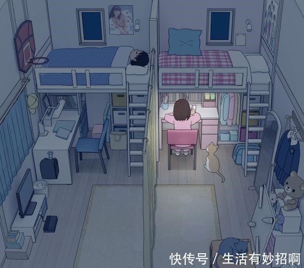 王伟忠|一儿一女只有一间儿童房怎么住简单！中间装个隐形门，互不打扰！