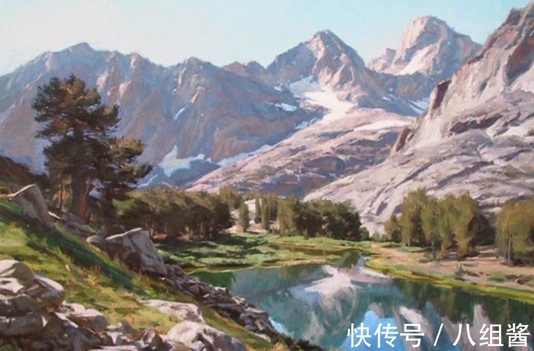 艺术#如此佳作,怎能一个“美”字能够概括——休斯的户外风景画艺术