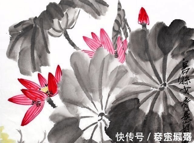 齐白石&齐白石最小孙女才貌双绝,画作落款却备受争议,网友你能咋的