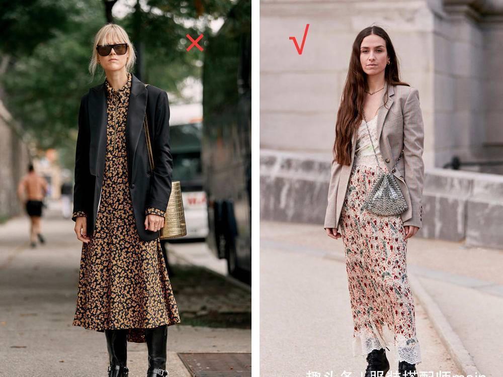 搞定|印花连衣裙+外套,5款造型搞定空调屋穿搭,时髦温度两手抓