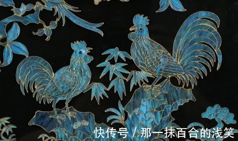 点翠花鸟$旧藏,点翠花鸟“官上加冠”插屏