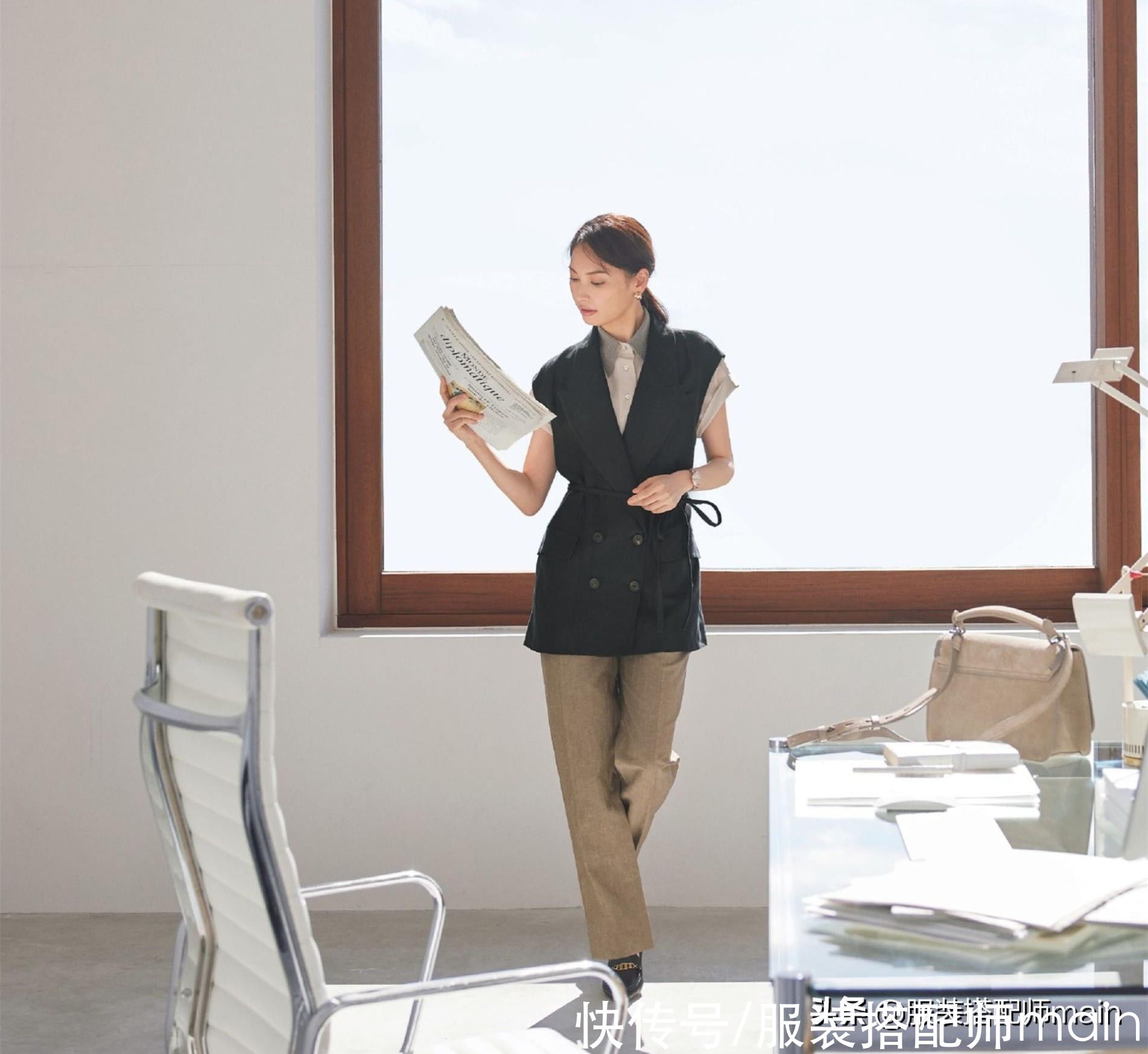 知性|腿型不好只会穿裙子遮挡！试试这3条裤子，优雅知性显气场