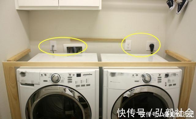 台面|还是师傅想的周到,洗衣柜加30公分到台面,邻居定制都没我家实用