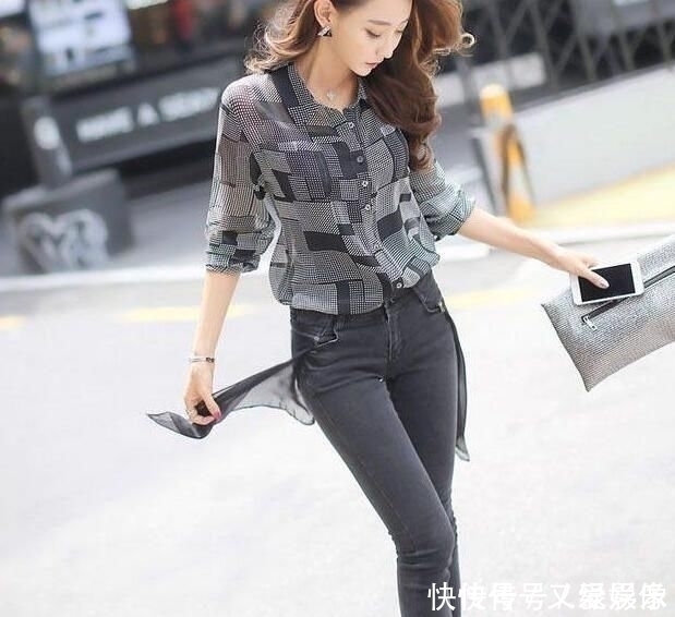 清新|清新迷人的牛仔裤美女，清爽十足，成熟又知性