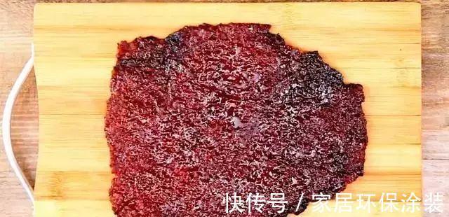 猪肉脯|在家自制美味的猪肉脯，孩子最喜欢吃的小零食