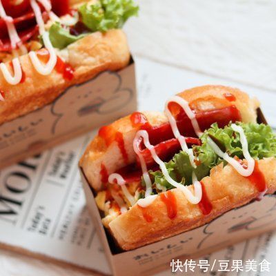 沙拉酱|元气满满厚蛋烧三明治