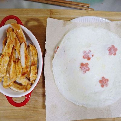 阳春白雪|蛋皮鸡肉卷