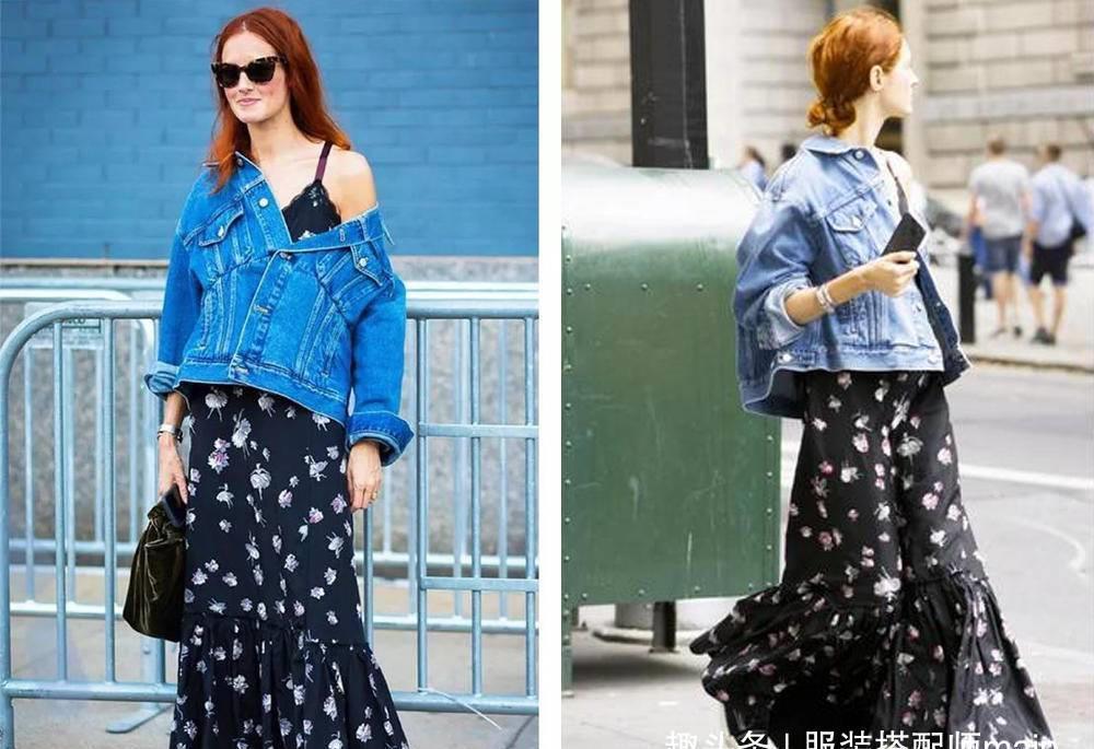 搞定|印花连衣裙+外套,5款造型搞定空调屋穿搭,时髦温度两手抓