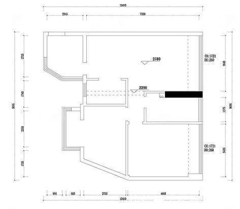 客厅|86㎡挤出三房，还有衣帽间！客厅贴满瓷砖，完工后很大气