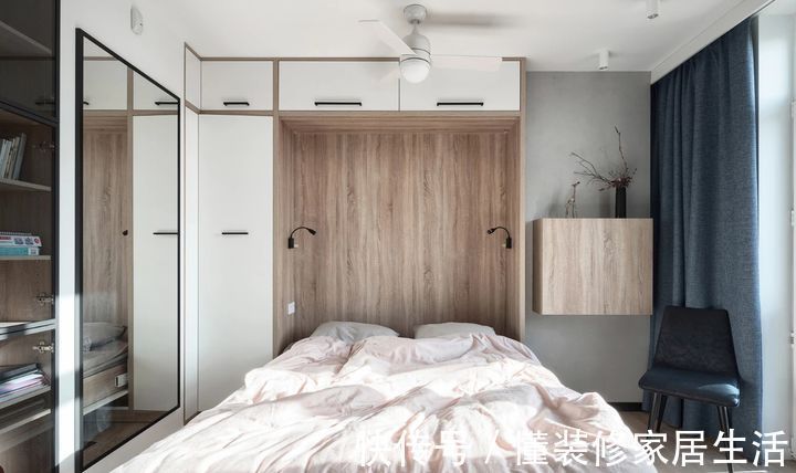 榻榻米|卧室小,我会这样安排床和衣柜,让木工无缝衔接打一起,实用性强