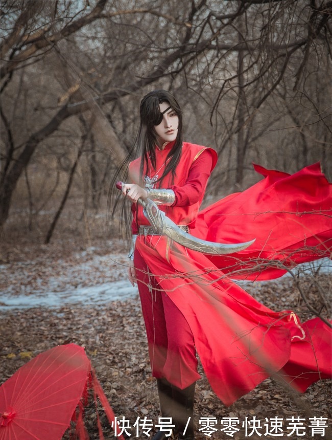 天官赐福Cos这个花城婚服绝了!网友是羡慕不来的身高和颜值