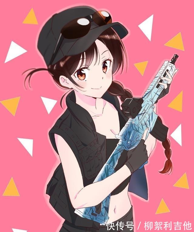 租借女友|画师把蕾姆画成“战术少女”，冲锋枪比魔法好用多了！