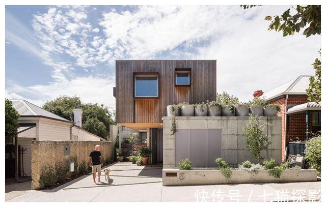 露台|夫妻打造196㎡水泥元素别墅,花园和露台搞园艺,太羡慕了!