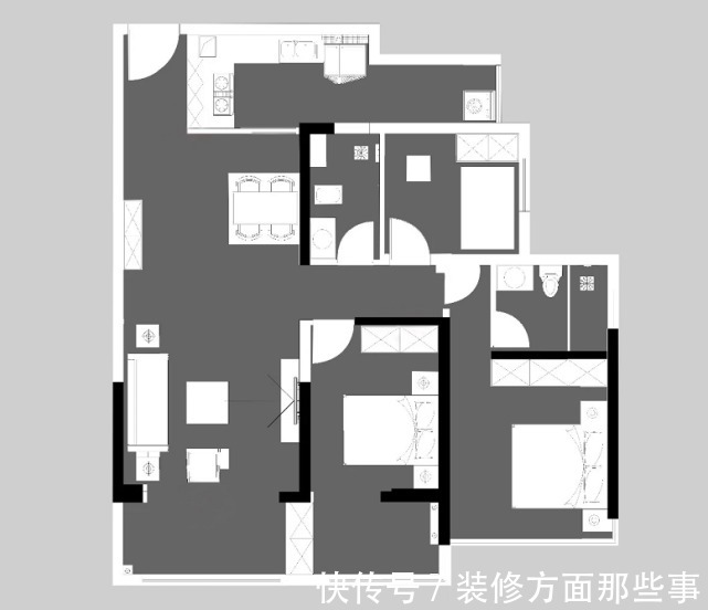 装饰|120平美式风三居室,高雅家具搭配轻奢金属系装饰艺术气息十足