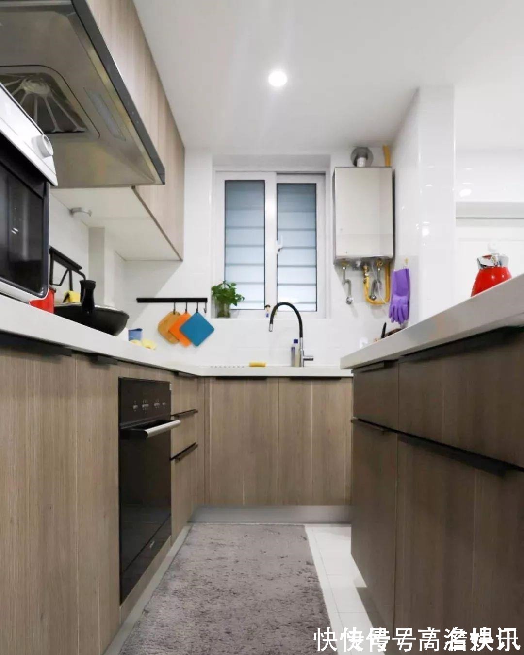 实用|59㎡小两居,客餐厅合并功能叠加,中岛式厨房收纳满分,超实用!