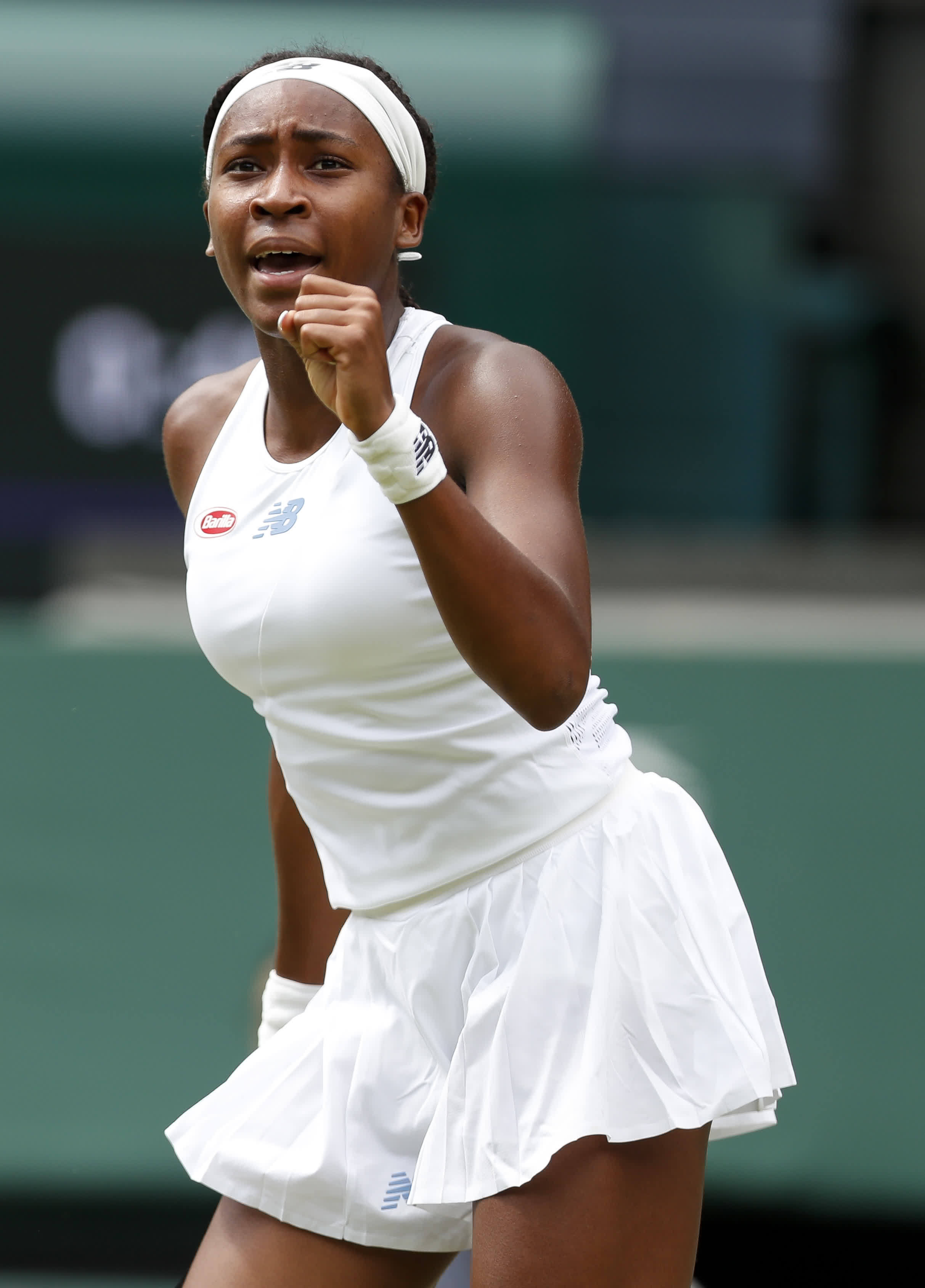 慶祝|(體育)網球——溫網:高芙晉級