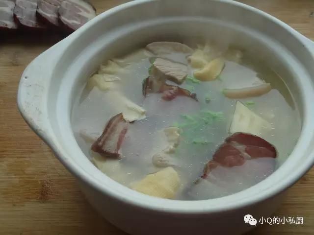 砂锅|今天的菜又脆又肥又不腻竹笋好吃、脆嫩、健康、开胃