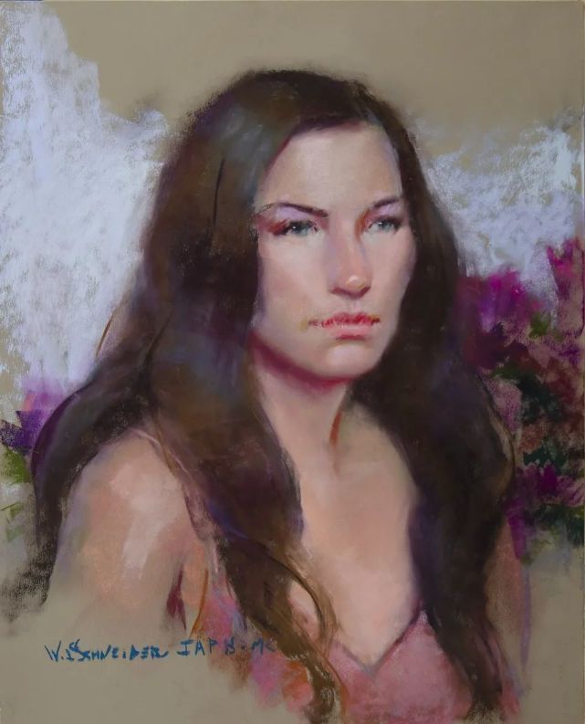 学生$在绘画的道路上，他认为自己永远是一个学生