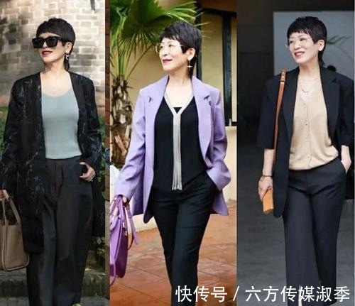 萝卜裤|60岁后别总穿打底裤,看看时尚博主的穿搭,简约优雅又很时尚