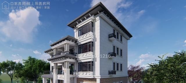 平面|农村盖房单单主体就花费百万,4层带地下室,10卧室这得住多少人