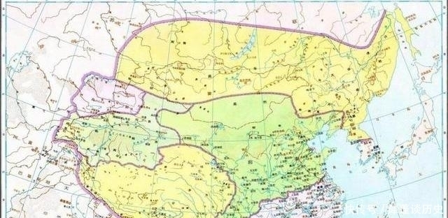 历代|在我国历代的疆域图中,为何只有清朝是一种颜色
