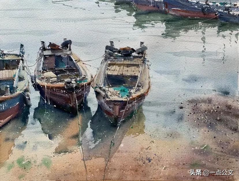 艺术家|流淌的水彩原来是这样的：充满活力与动感