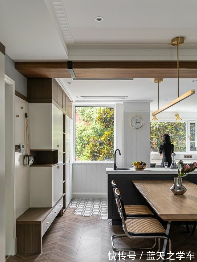 空间|121㎡美式与北欧的邂逅，许你一座城中的温暖港湾！