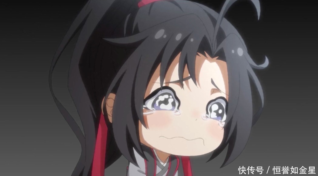 蓝湛|魔道祖师Q萌魏婴哭鼻子,送蓝湛礼物,皮皮羡很吃香!