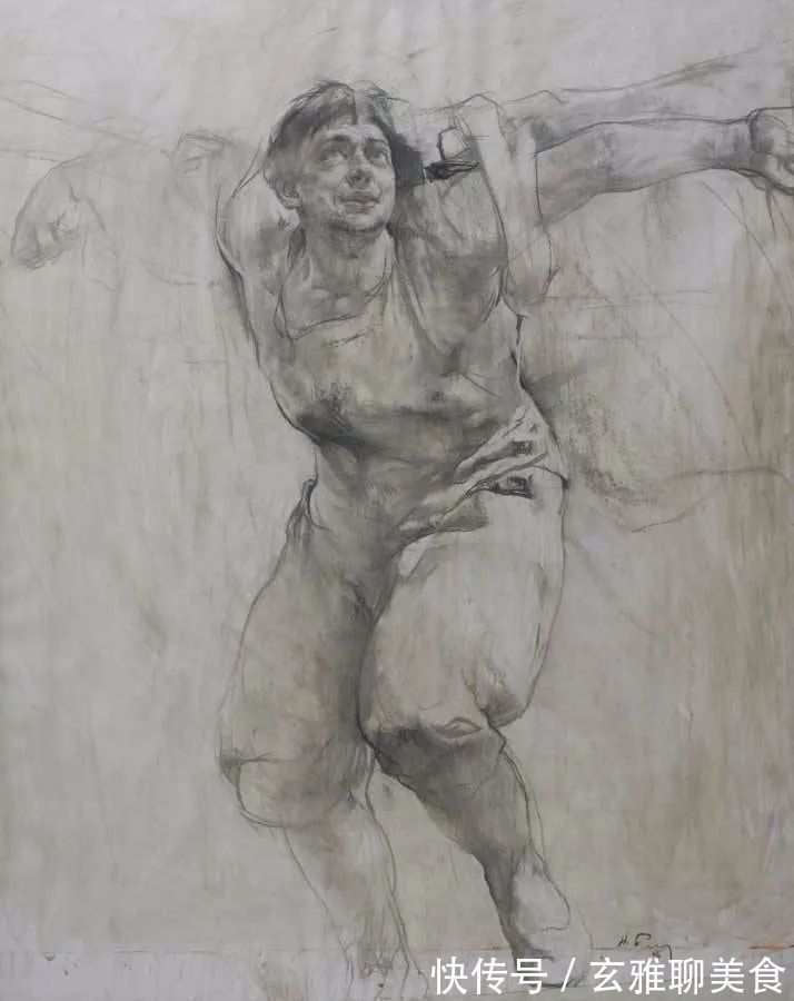 尼古拉&俄罗斯绘画大师级的素描和油画,恰到好处的美