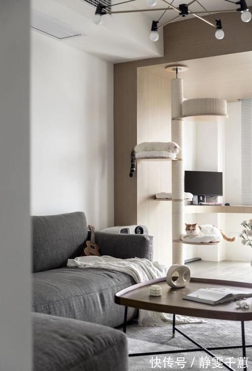 客厅|她不顾家人反对，坚持爆改精装房，完工后，既实用又治愈！