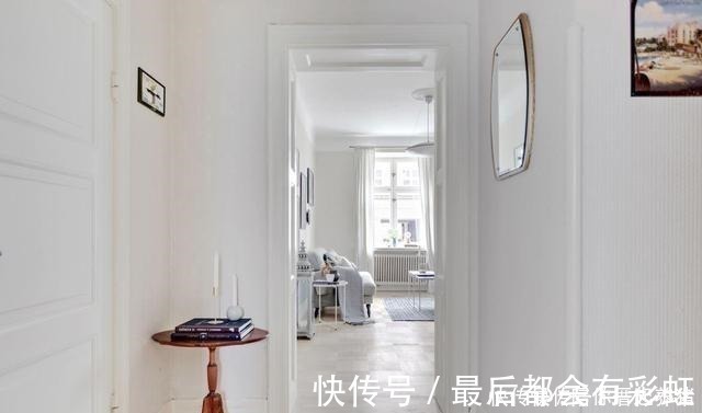 全屋|小户型64㎡,他坚持装一半玄关,在储藏室里做书房!太聪明了!