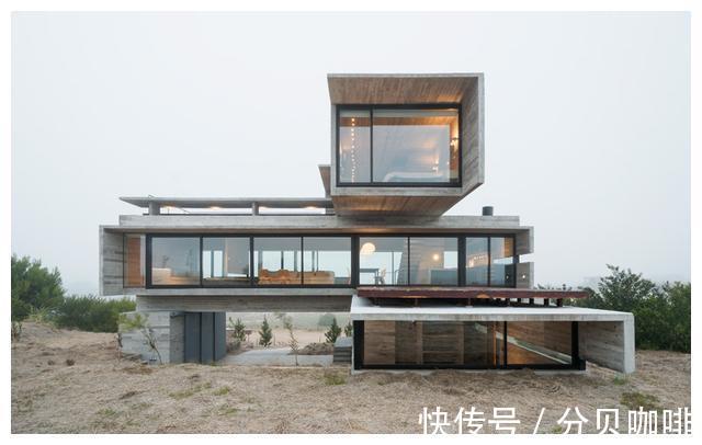 水泥色|毛坯房别墅设计，看这外观就被迷住了！省去装修就能入住了