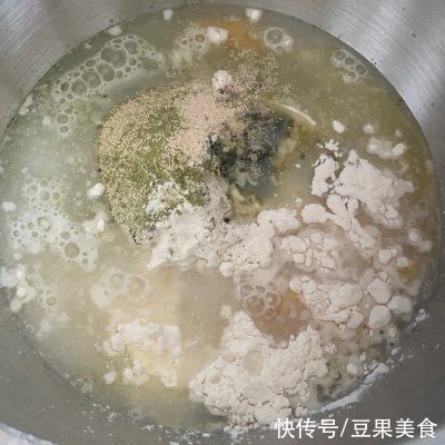 炎炎夏日|#夏日开胃餐#炎炎夏日一抹绿～港式抹茶吐司