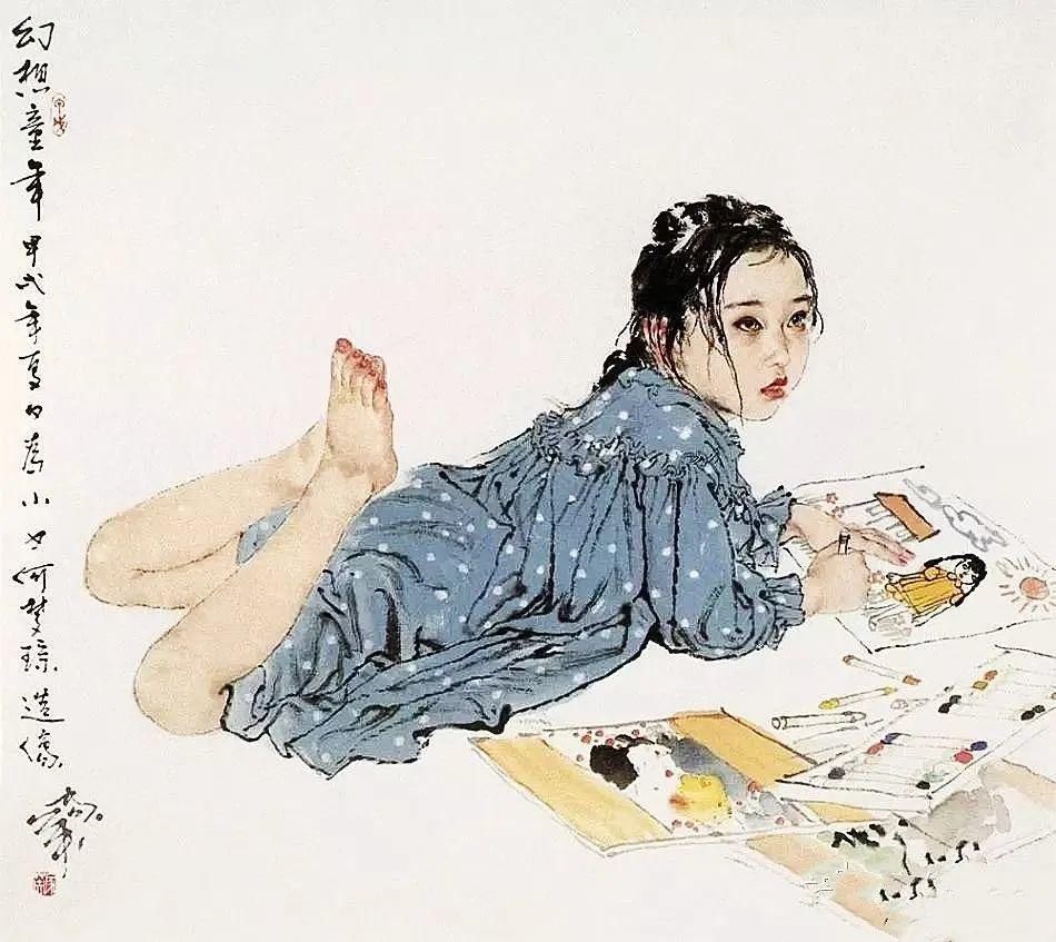 画界“巨星”最钟情于画美女，作品只有被模仿，从未被超越，硬实力揽获无数大奖