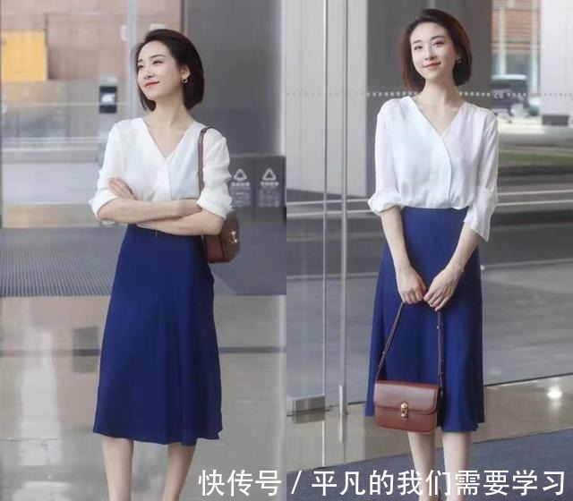职场 这才是教科书级别的“通勤”穿搭，初秋职场Look，高级又体面！