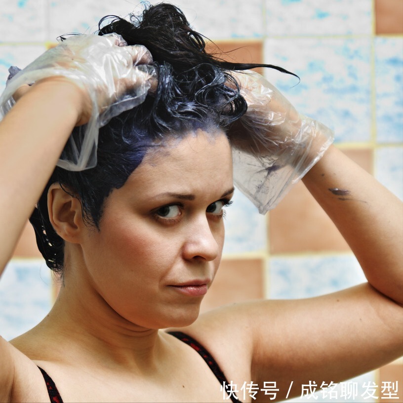 发色 自己染发,如何把两段色染一致?只需掌握这三个步骤,就能染均匀