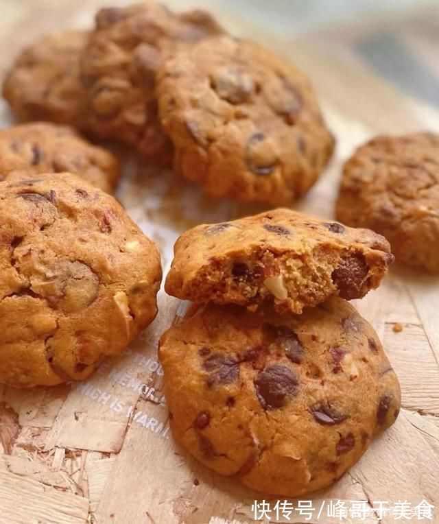 10年西点师傅，教你制作巧克力饼干，好吃又酥脆