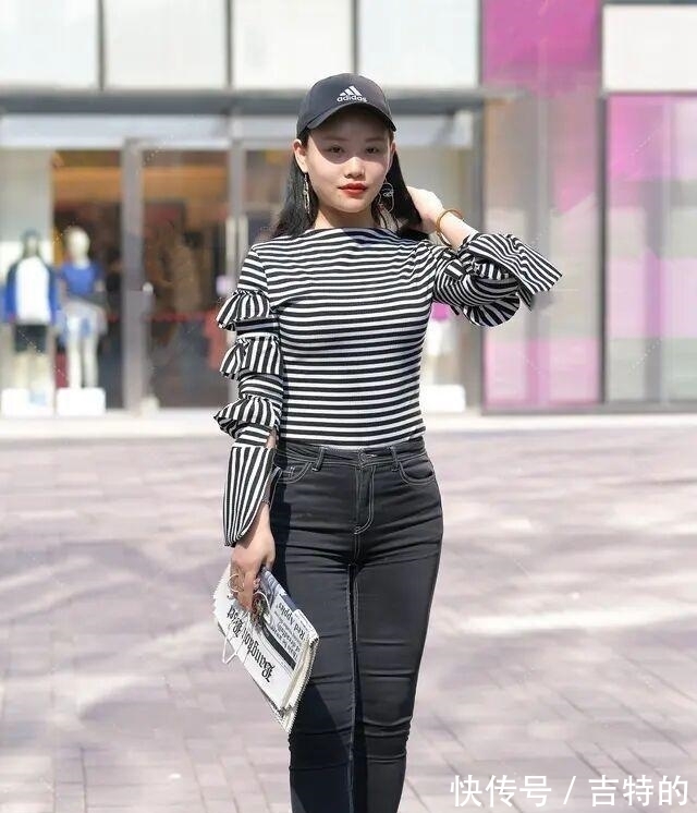 优雅|打底裤显得低调耐看，优雅时尚显温柔