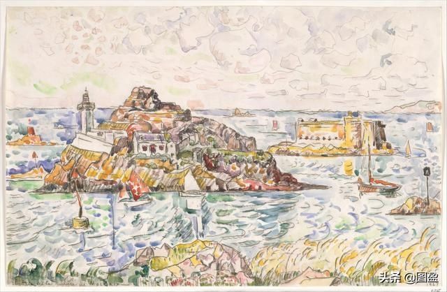 印象派|西尼亚克法国新印象派画家,曾与修拉合作,帮助了印象派的发展