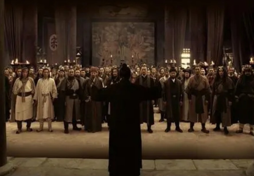 梁山#宋江聚义厅上排座次,公孙胜看清楚后转身离去,梁山从此再无兄弟