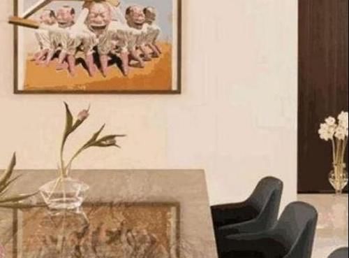 家居|看看演员陈数现实中的家,客厅的壁画很奇怪,书房的装饰很有品位