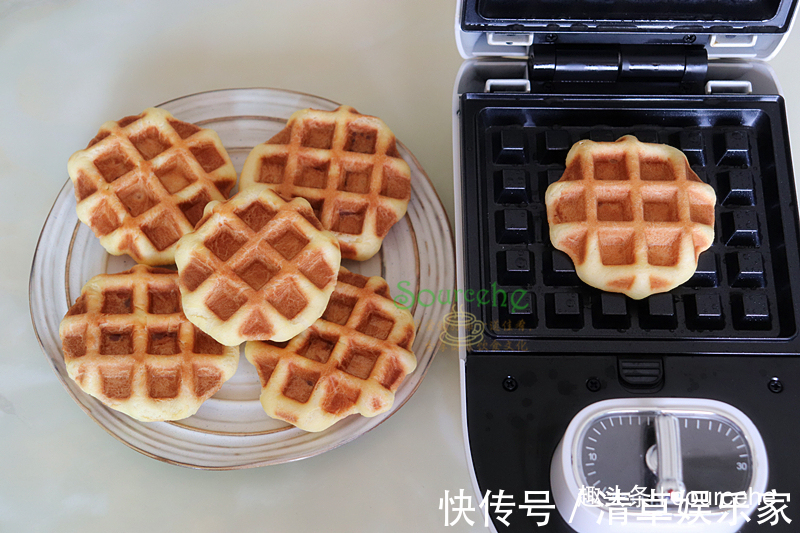 不用烤箱就能做的华夫饼，保证一次就成功，想吃再也不用买了！