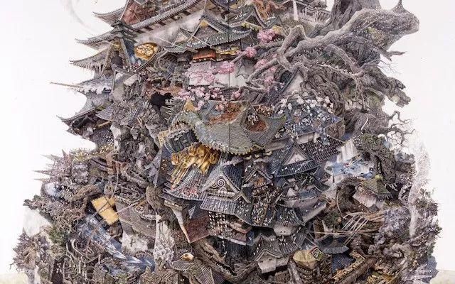 放大镜|一幅画画了3年,细到要用放大镜,他把钢笔画玩到了极致