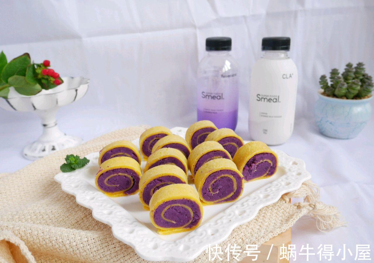 鸡蛋|鸡蛋和紫薯相结合，做成早餐，营养均衡更全面