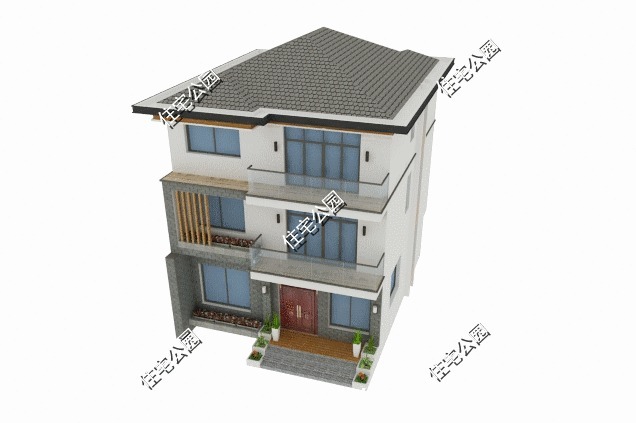 百平|8×9米占地只有86平,农村小户型这样设计,人见人爱