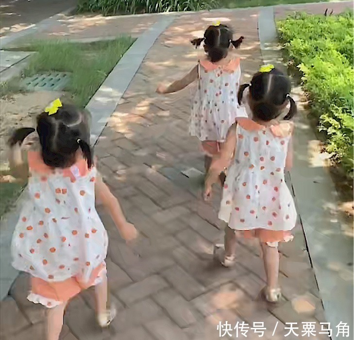 小敏|三胞胎交给奶奶带了三个月,妈妈直接认不出,画面太真实