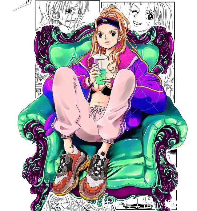 罗宾|海贼王众人换了新造型后,罗宾女帝美若天仙,娜美则变得更年轻了