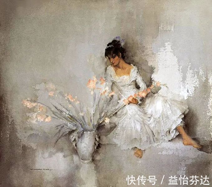 水彩!他是最会画人体画作的 世界顶尖级水彩大师