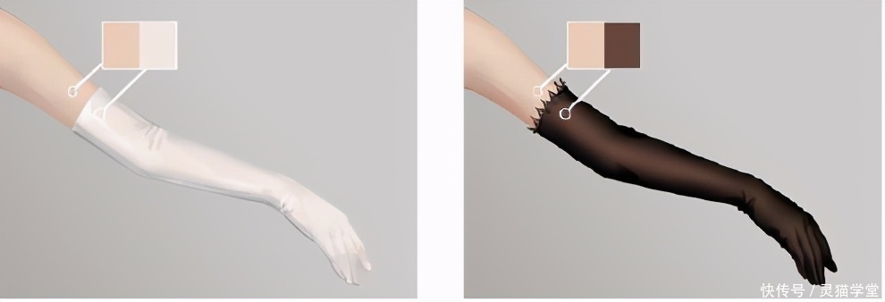 透明|透明纱质衣服怎么画?教你画出薄透的纱质布料画法教程!